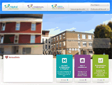 Tablet Screenshot of hopital-chataigneraie.fr